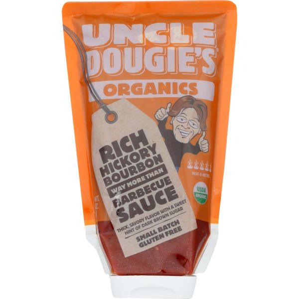 UNCLE DOUGIE: Rich Hickory Bourbon BBQ Sauce, 13.5 oz