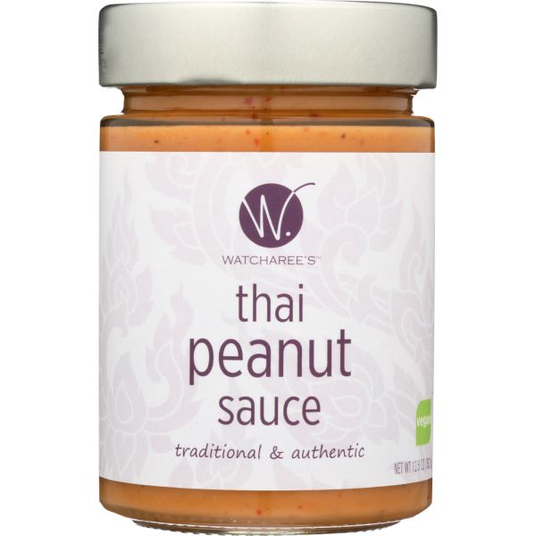 WATCHAREES: Sauce Thai Peanut, 12.8 oz