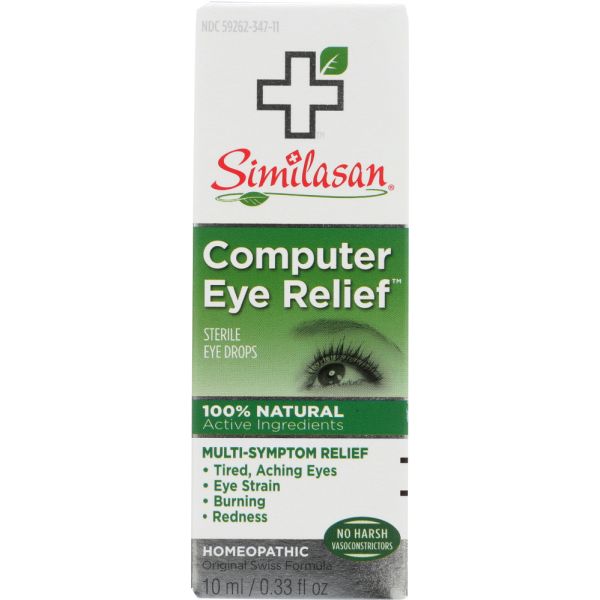 Similasan Computer Eye Relief Sterile Eye Drops, .33 Oz
