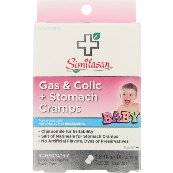 SIMILASAN: Baby Gas & Colic & Stomach Cramps, 135 tb