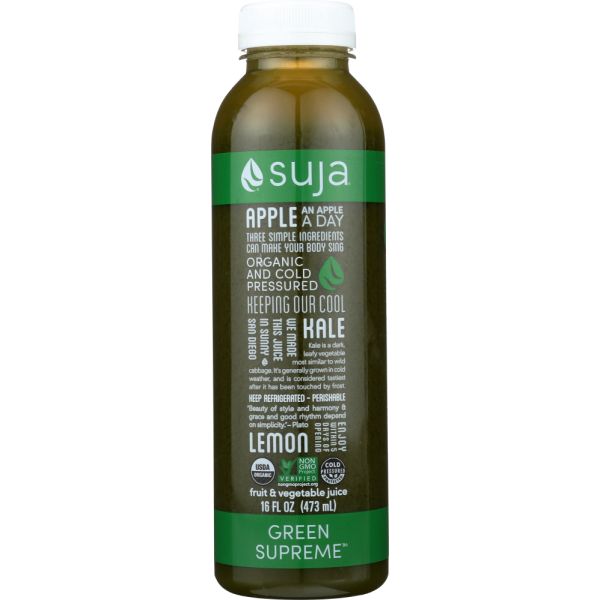 SUJA: Classic Green Supreme Beverage, 16 oz