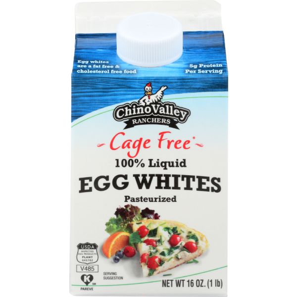 CHINO VALLEY: Cage Free 100% Liquid Egg Whites, 16 oz