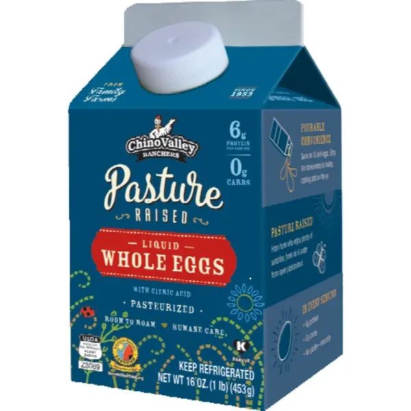 CHINO VALLEY: Pasture Raised Liquid Whole Eggs, 16 fo