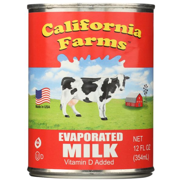 CALIFORNIA FARMS: Milk Evaporated, 12 oz