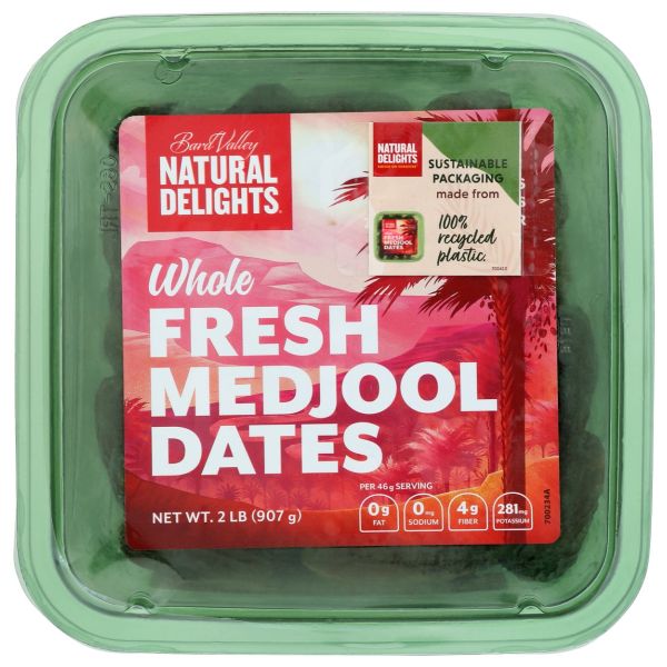 BRAD VALLEY: Natural Delight Fresh Medjool Dates Whole, 2 lb