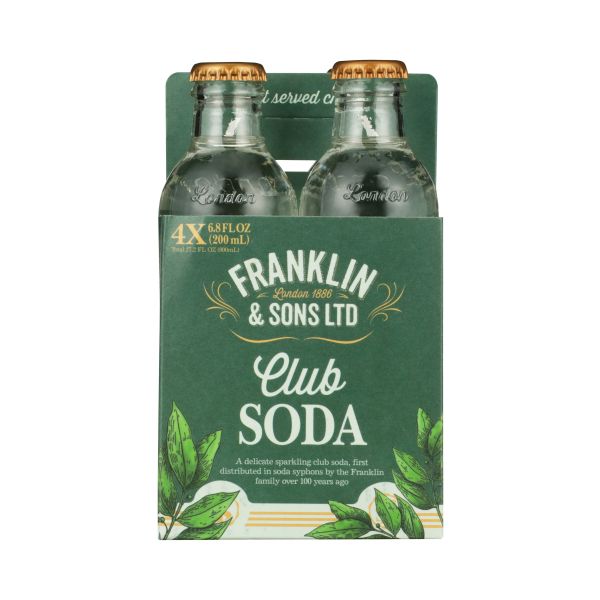 FRANKLIN & SONS: Soda Club 4Pk, 800 ml