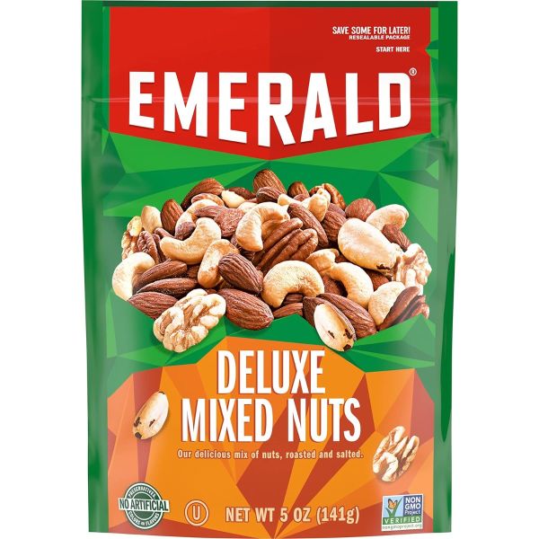 EMERALD: Salted Deluxed Mixed Nuts, 5 oz