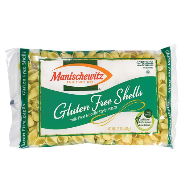 MANISCHEWITZ: Noodle Shell Shaped Gf, 12 oz