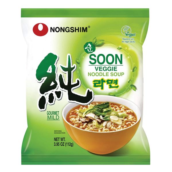 NONG SHIM: Soup Noodle Veggie Soon, 3.95 oz