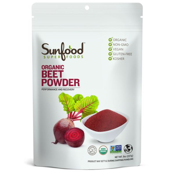 SUNFOOD SUPERFOODS: Beet Powder Organic, 8 OZ