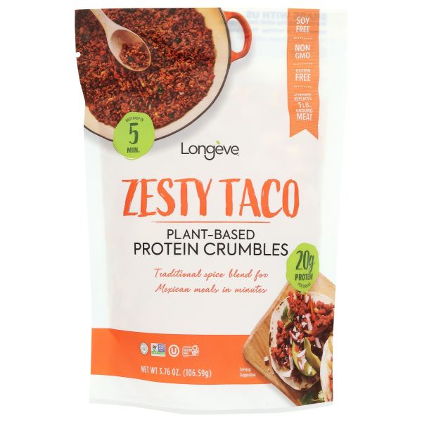 LONGEVE BRANDS: Protein Crumble Taco, 3.76 oz