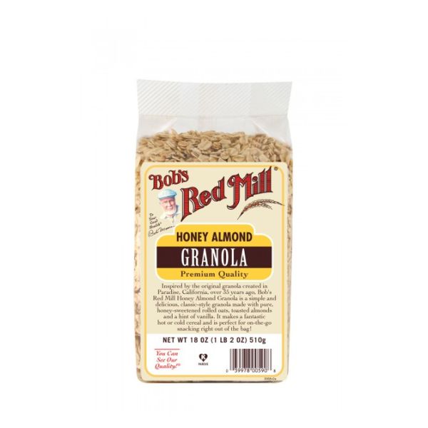 BOBS RED MILL: Honey Almond Granola, 18 oz