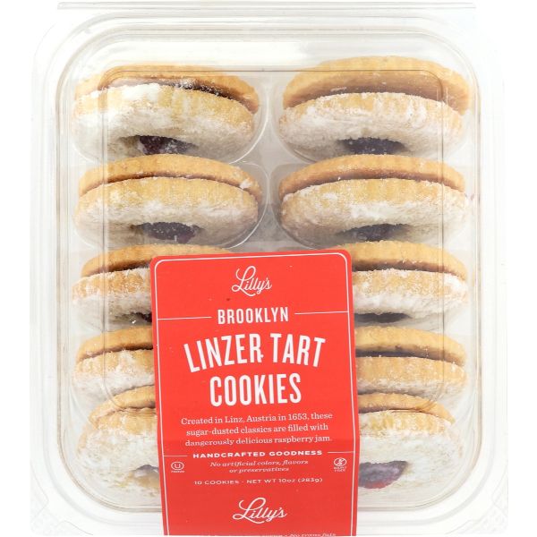 LILLYS BAKING CO: Cookies Linzer Tart, 10 oz