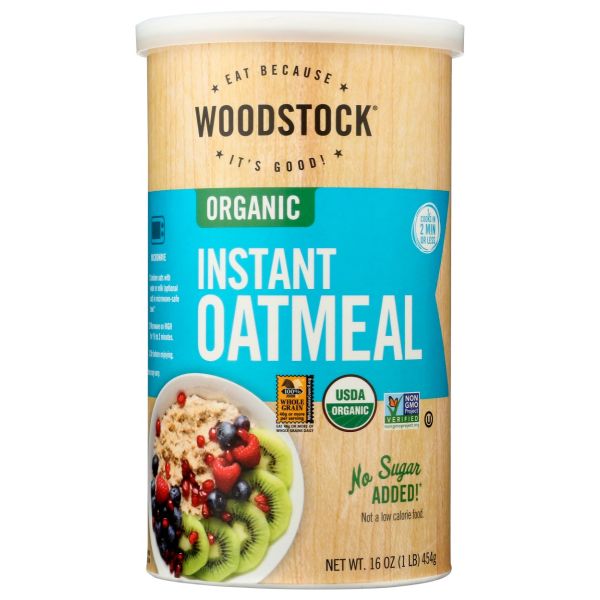 WOODSTOCK: Oatmeal Instant Org, 16 OZ