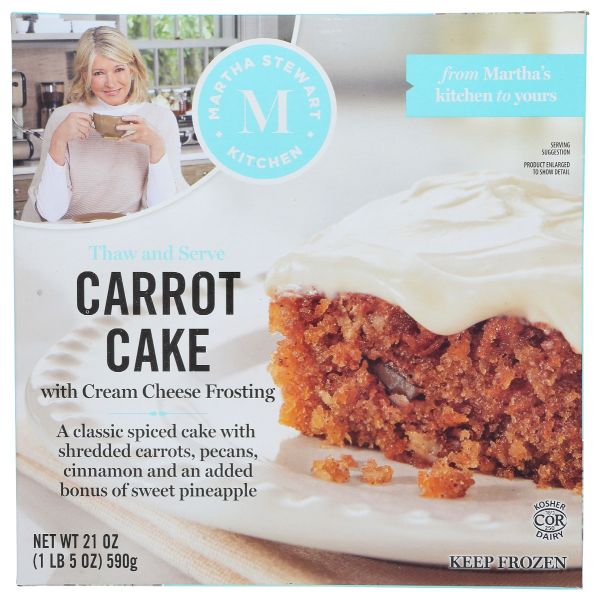 MARTHA STEWART KITCHEN: Cake Carrot Crm Chz Frst, 18 oz