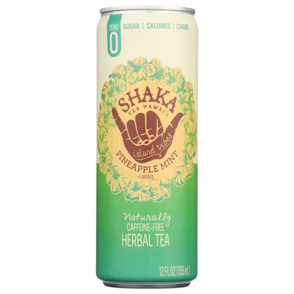 SHAKA TEA: Tea Herbal Pnapl Mnt Rtd, 12 fo