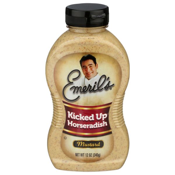EMERILS: Kicked Up Horseradish Mustard, 12 oz