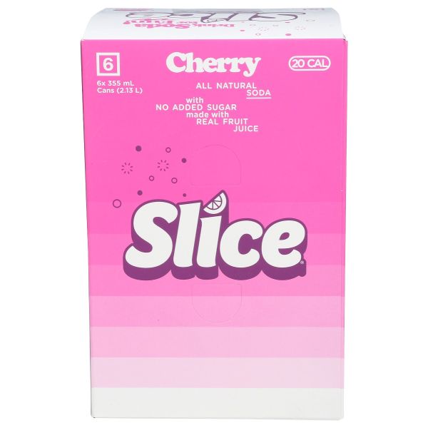 SLICE: Soda Cherry 6pk, 72 fo