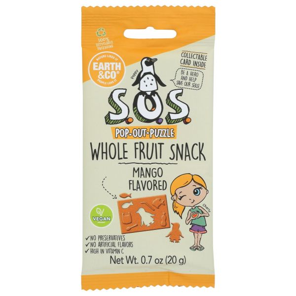 SOS FRUIT SNACKS: Fruit Snacks Mango, 3.5 OZ