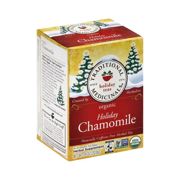 TRADITIONAL MEDICINALS: Tea Holiday Chamoml*Nrs*, 16 bg