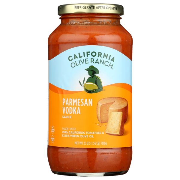 CALIFORNIA OLIVE RANCH: Sauce Pasta Parmesn Vodka, 25 OZ