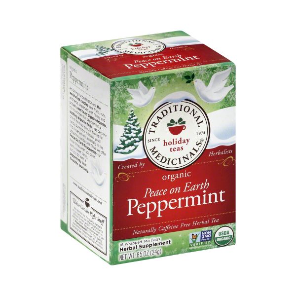 TRADITIONAL MEDICINALS: Tea Peppermint**Nrs**, 16 bg