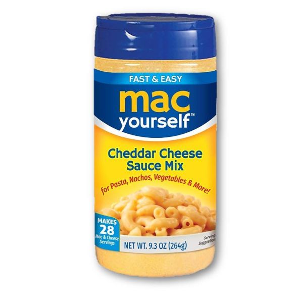 MAC YOURSELF: Cheese Sauce Mix Cheddar, 9.3 OZ