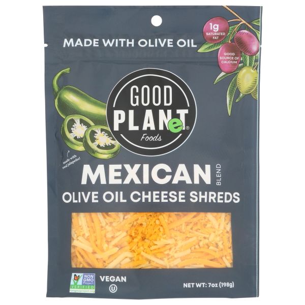 GOOD PLANET FOODS: Cheese Mxcn B Olvol Shrd, 7 oz