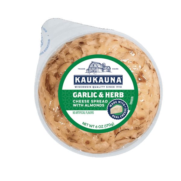 KAUKAUNA: Garlic And Herb Cheeseball, 6 oz