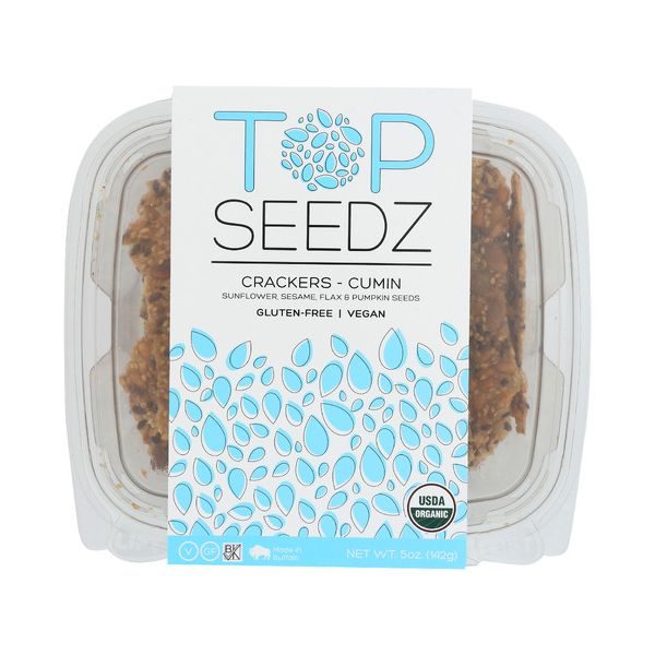 TOP SEEDZ LLC: Crackers Seed Cumin, 5 OZ