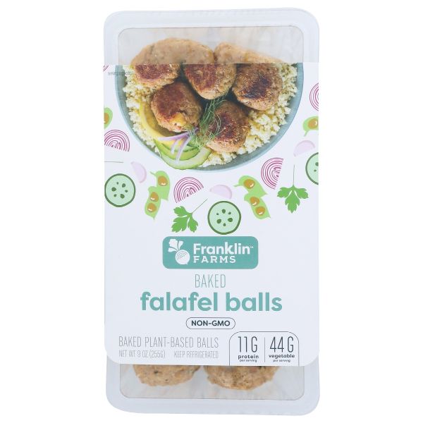 FRANKLIN FARMS: Falafel Balls Vertical, 9 oz