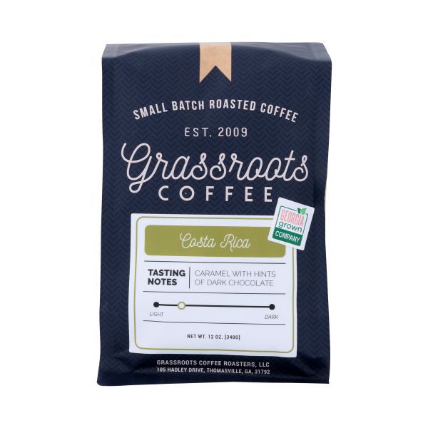 GRASSROOTS COFFEE ROASTER: Coffee Costa Rica, 12 OZ