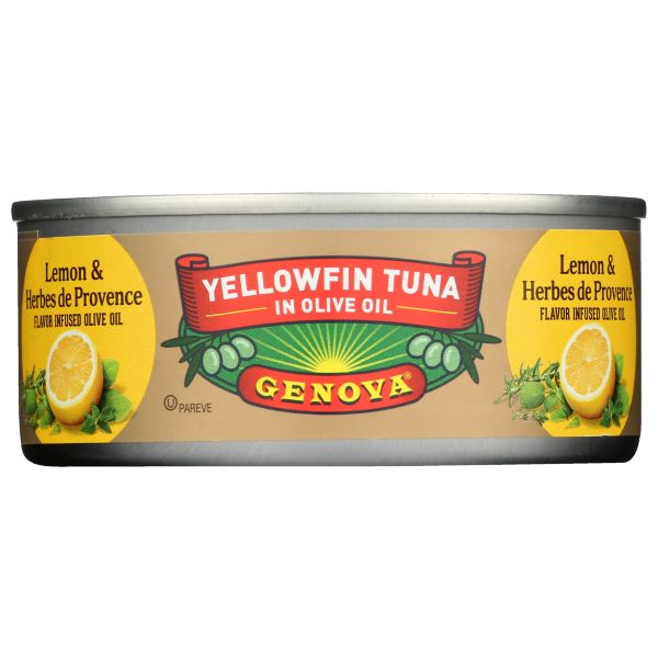 GENOVA: Tuna Yellowfin Lemon Herbs Olive Oil, 5 oz