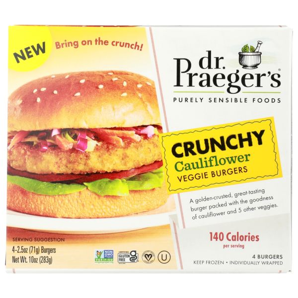 DR. PRAEGER'S: Burger Vggie Crnchy Clfw, 10 oz
