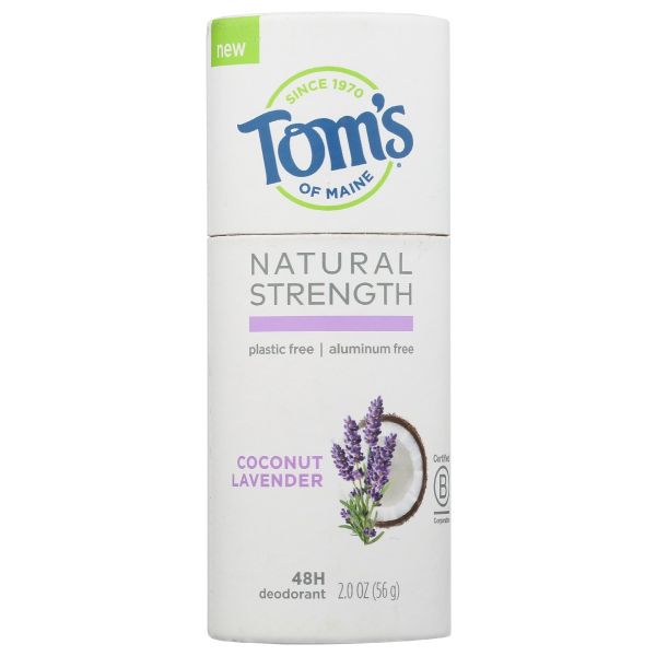 TOMS OF MAINE: Deodorant Coconut Lavende, 2 oz