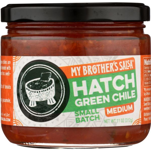 MY BROTHERS SALSA: Hatch Green Chile Salsa, 11 oz