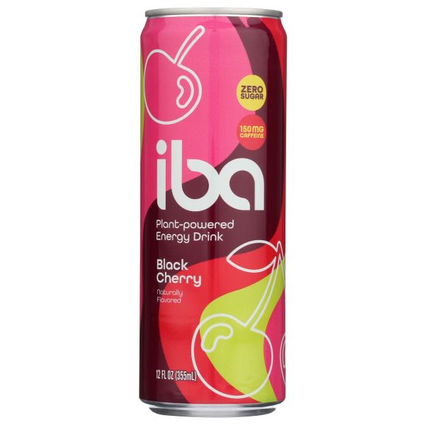 IBA BEVERAGE: Drink Enrgy Blk Chrry, 12 fo