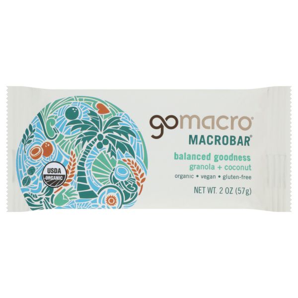 GOMACRO: Granola & Coconut Bar, 2 oz