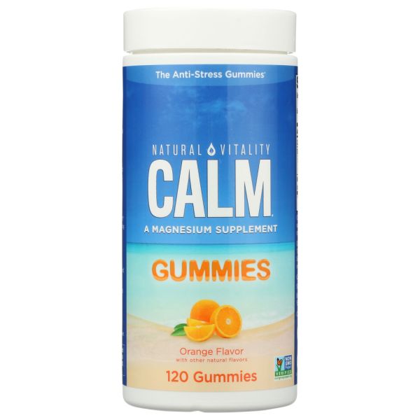 NATURAL VITALITY: Calm Orange Gummies, 120 pc