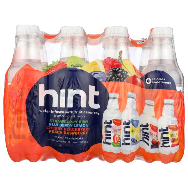 HINT: Smashup Fruit-Infused Water Variety Pack 12pk, 192 fo