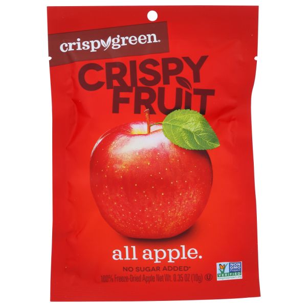 CRISPY GREEN: Crispy Fruit All Apple, 0.35 oz