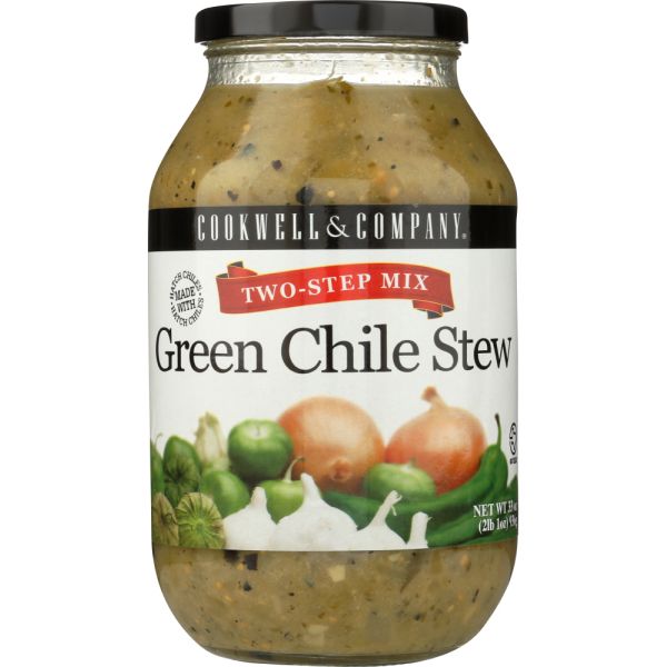 COOKWELL & CO: Two Step Green Chili Stew Mix, 33 oz