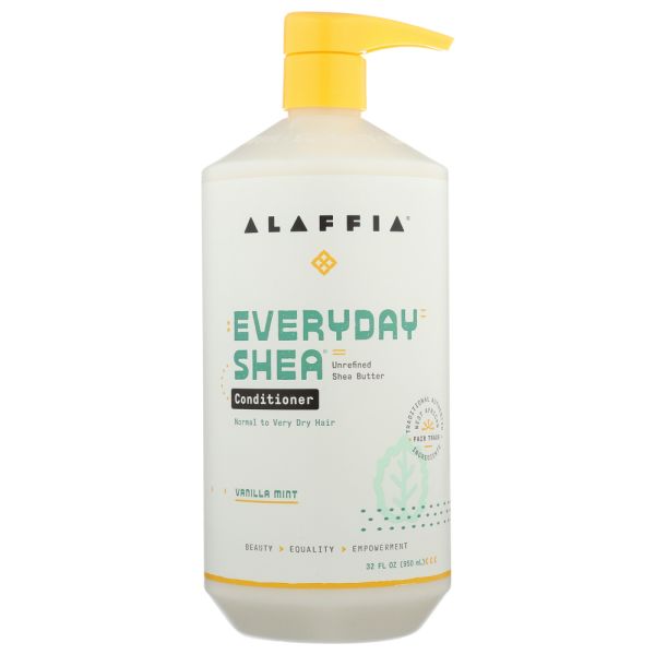 ALAFFIA: Conditioner Vanilla Mint, 32 fo