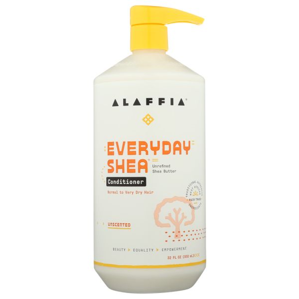 ALAFFIA: Everyday Shea Conditioner Unscented, 32 fo