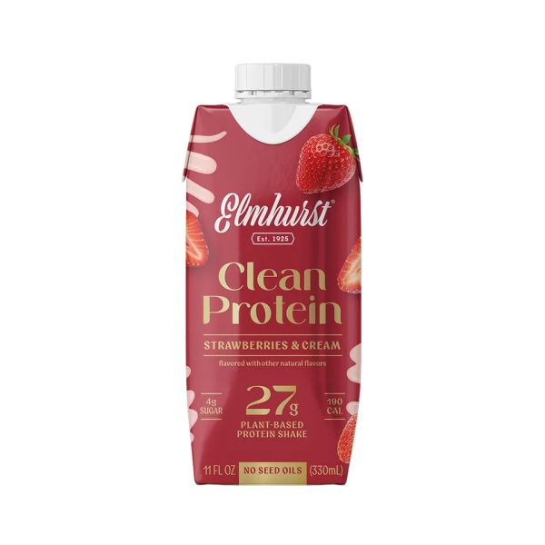 ELMHURST: Clean Protein Strawberries And Cream, 11 fo