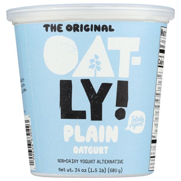 OATLY: Oatgurt Plain, 24 oz