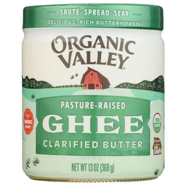 ORGANIC VALLEY: Ghee Clarified Butter, 13 oz