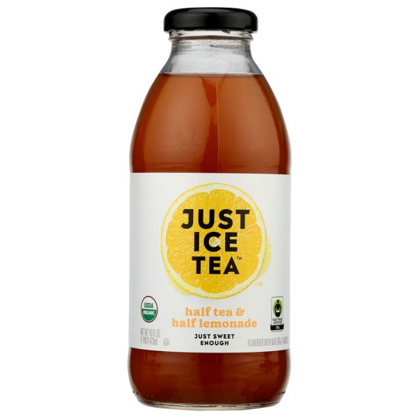 EAT THE CHANGE: Just Ice Tea Half Tea Half Lemonade, 16 fo