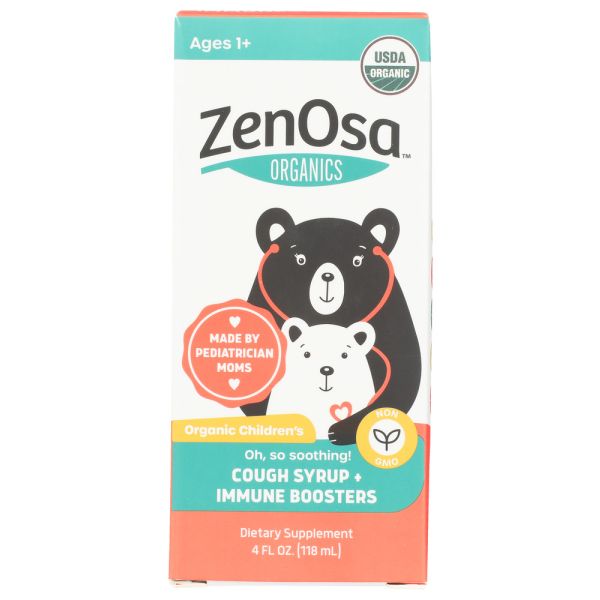 ZENOSA: Kids Cough Syrup Organic, 4 fo