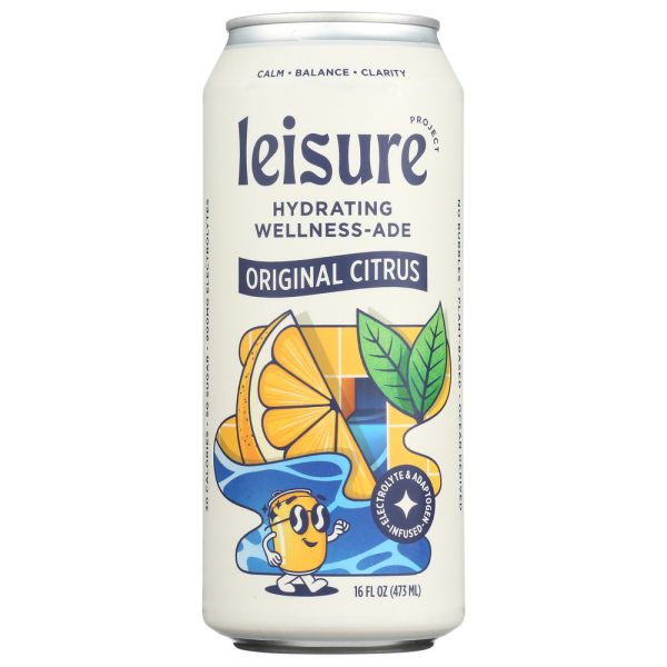 LEISURE PROJECT: Lemonade Bev Hydrating, 16 FO